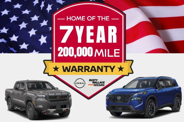Home of the 7 year/200,000-mile warranty