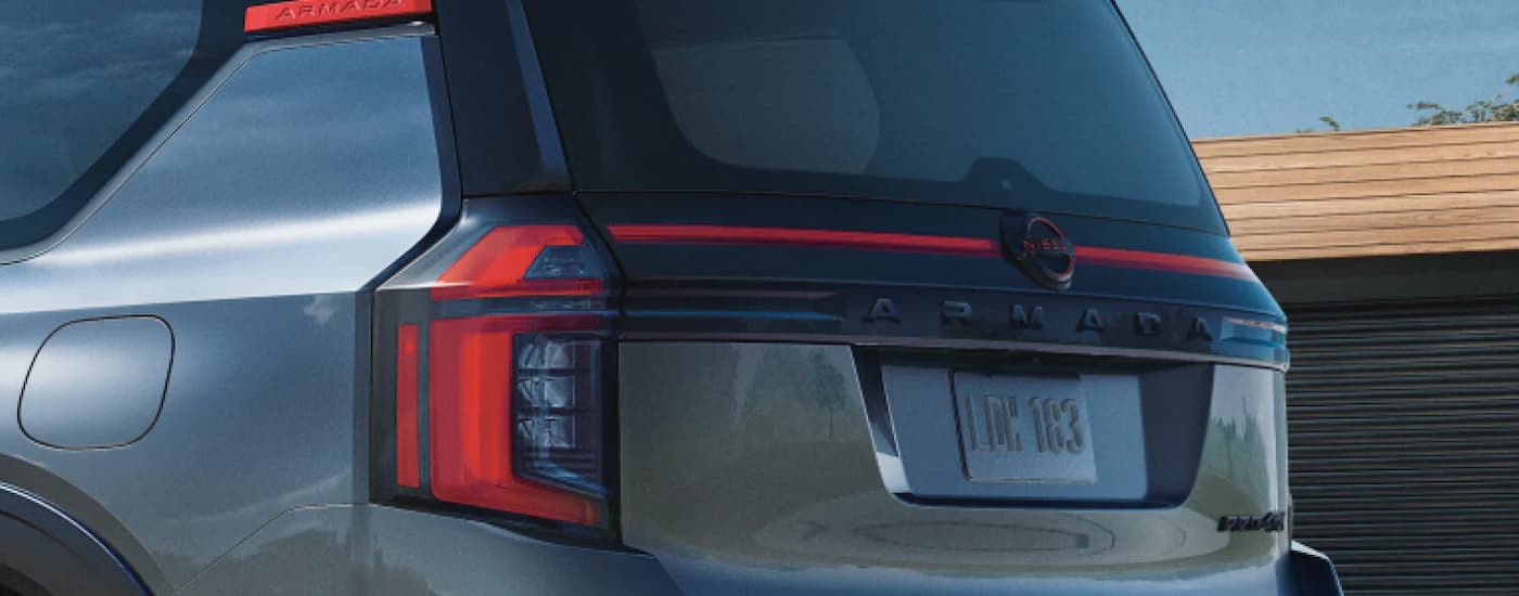 Taillights on a dark gray 2026 Nissan Armada